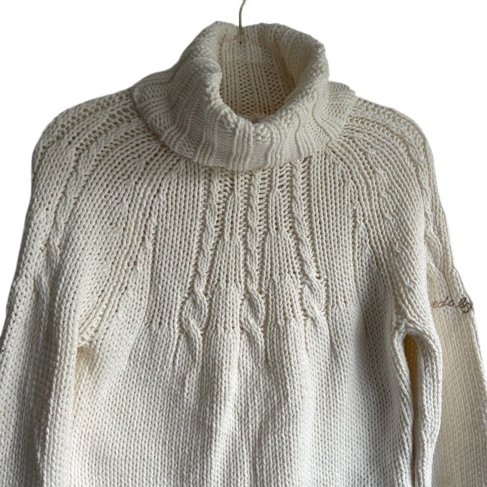 Esprit Cream Turtleneck Neck Sweater